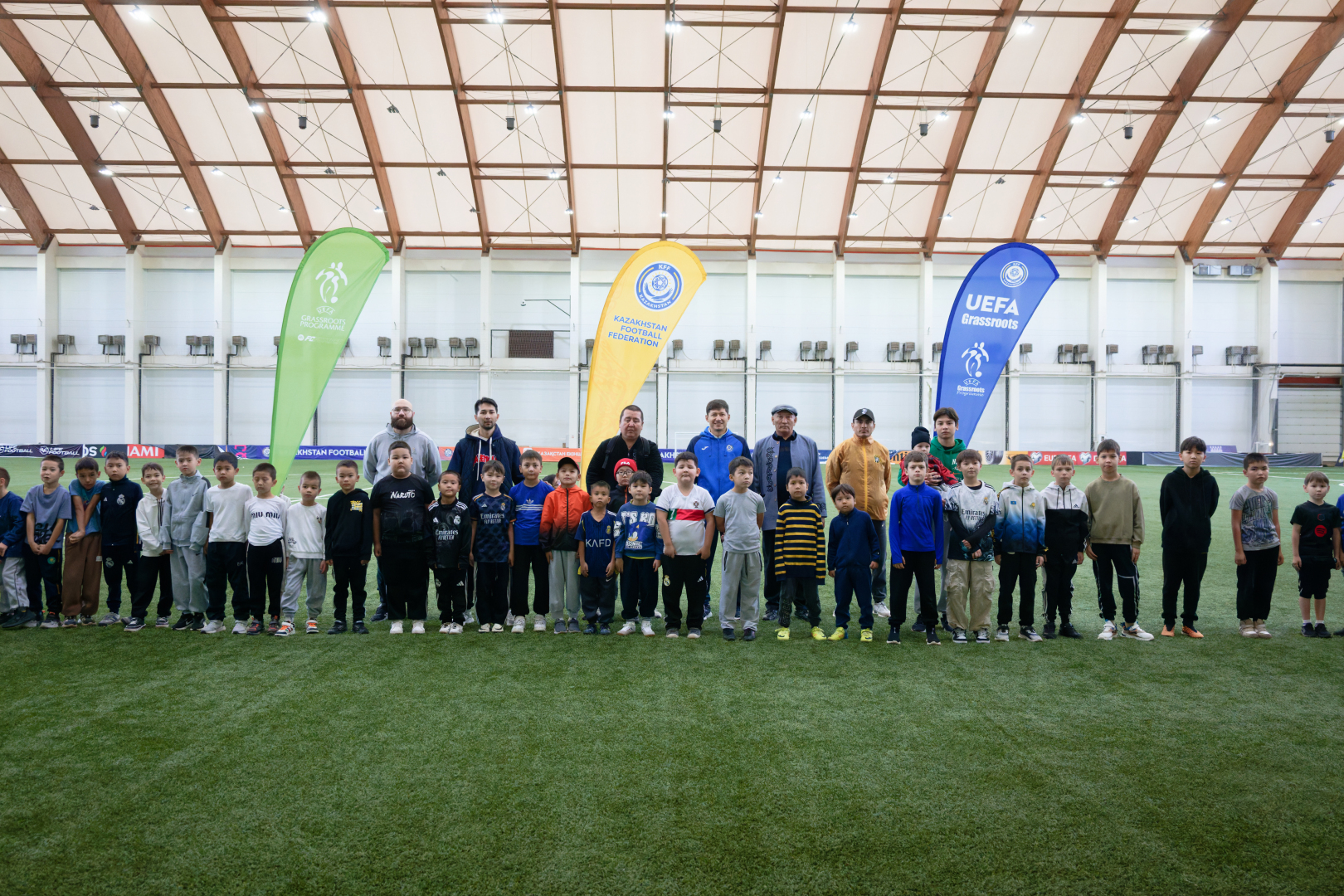 Over 100 Children Join UEFA Grassroots Week in Astana