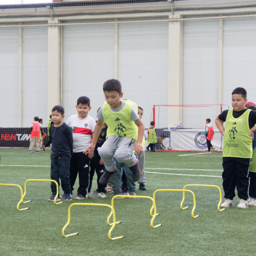 Over 100 Children Join UEFA Grassroots Week in Astana