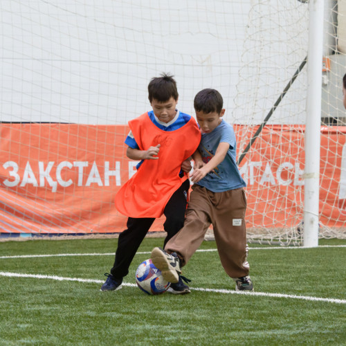 Over 100 Children Join UEFA Grassroots Week in Astana