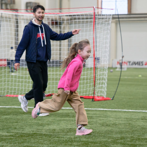 Over 100 Children Join UEFA Grassroots Week in Astana