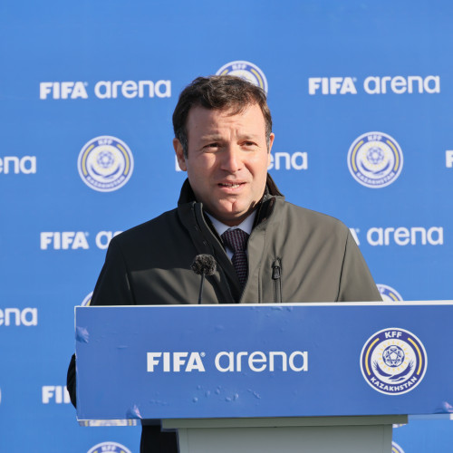 Көкшетауда FIFA Arena бағдарламасы аясында салынған футбол алаңы ашылды