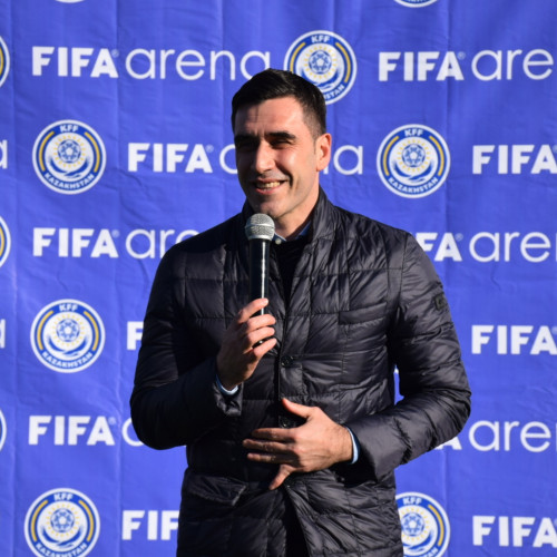 Хромтау қаласында FIFA Arena бағдарламасы аясында жаңа футбол алаңы ашылды