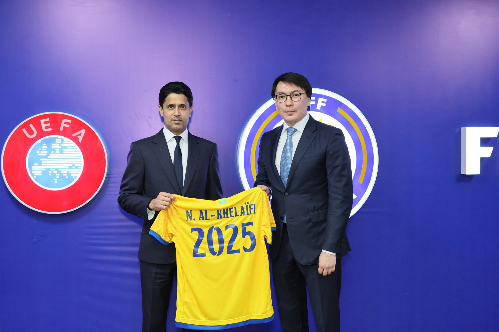 PSG President Nasser Al-Khelaifi Visits KFF Headquarters