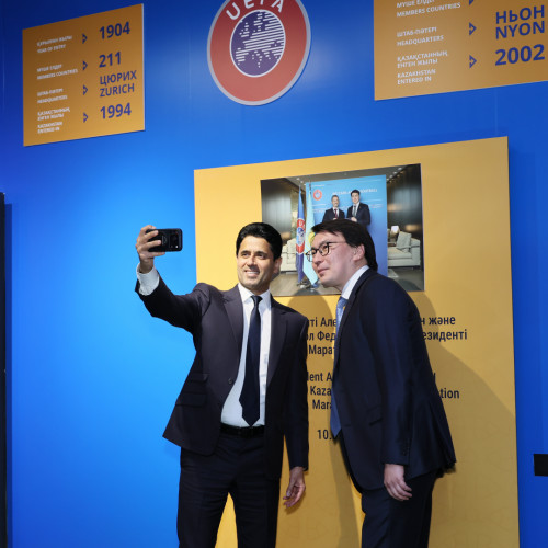PSG President Nasser Al-Khelaifi Visits KFF Headquarters