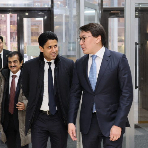 PSG President Nasser Al-Khelaifi Visits KFF Headquarters