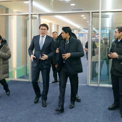 PSG President Nasser Al-Khelaifi Visits KFF Headquarters