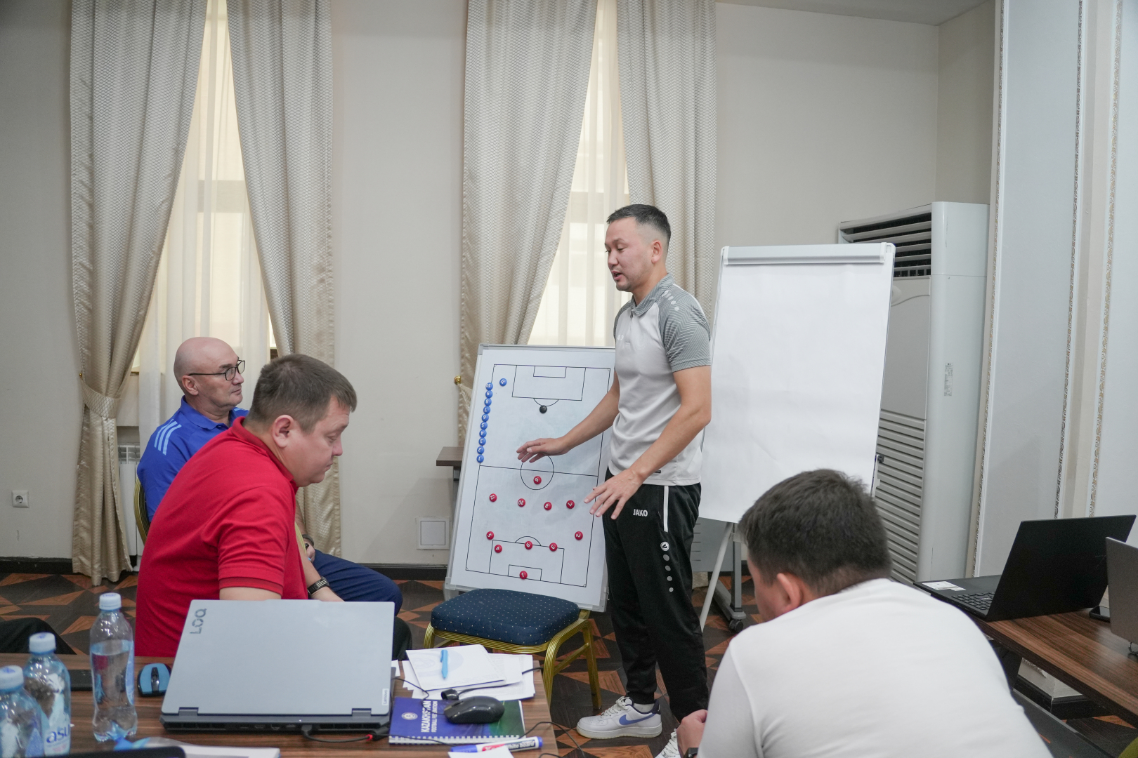 УЕФА-ның «А» санатындағы бапкерлерді оқыту қорытынды курсы өтті
