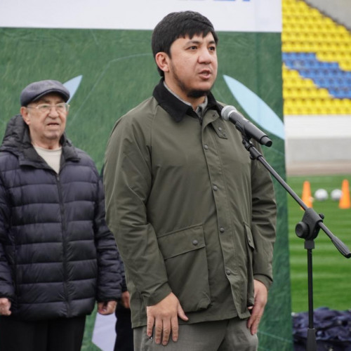 Орал қаласында Петр Атоян атындағы стадионның футбол алаңы ALAÑ бағдарламасы аясында жаңартылды