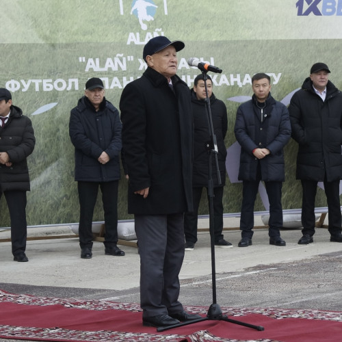 Жаңаөзенде ALAÑ жобасы аясында футбол алаңы жаңартылды