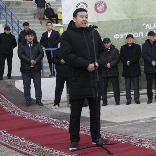 Жаңаөзенде ALAÑ жобасы аясында футбол алаңы жаңартылды