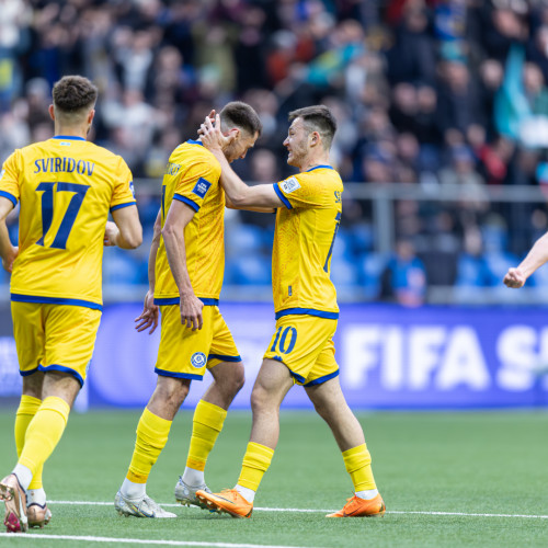 Фоторепортаж с матча Казахстан – Намибия в рамках FIFA Series