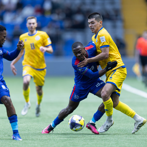Фоторепортаж с матча Казахстан – Намибия в рамках FIFA Series