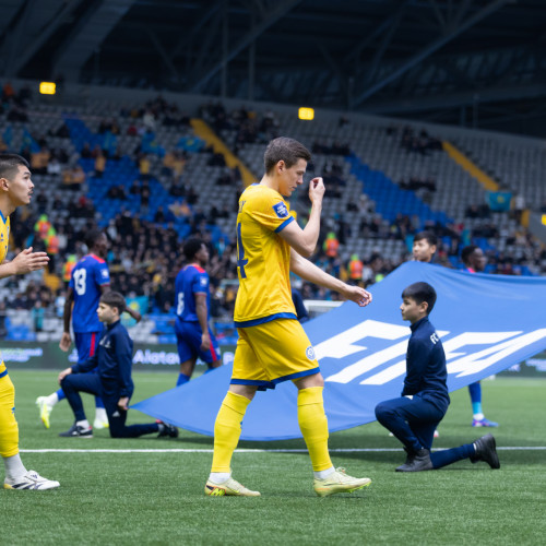 Фоторепортаж с матча Казахстан – Намибия в рамках FIFA Series