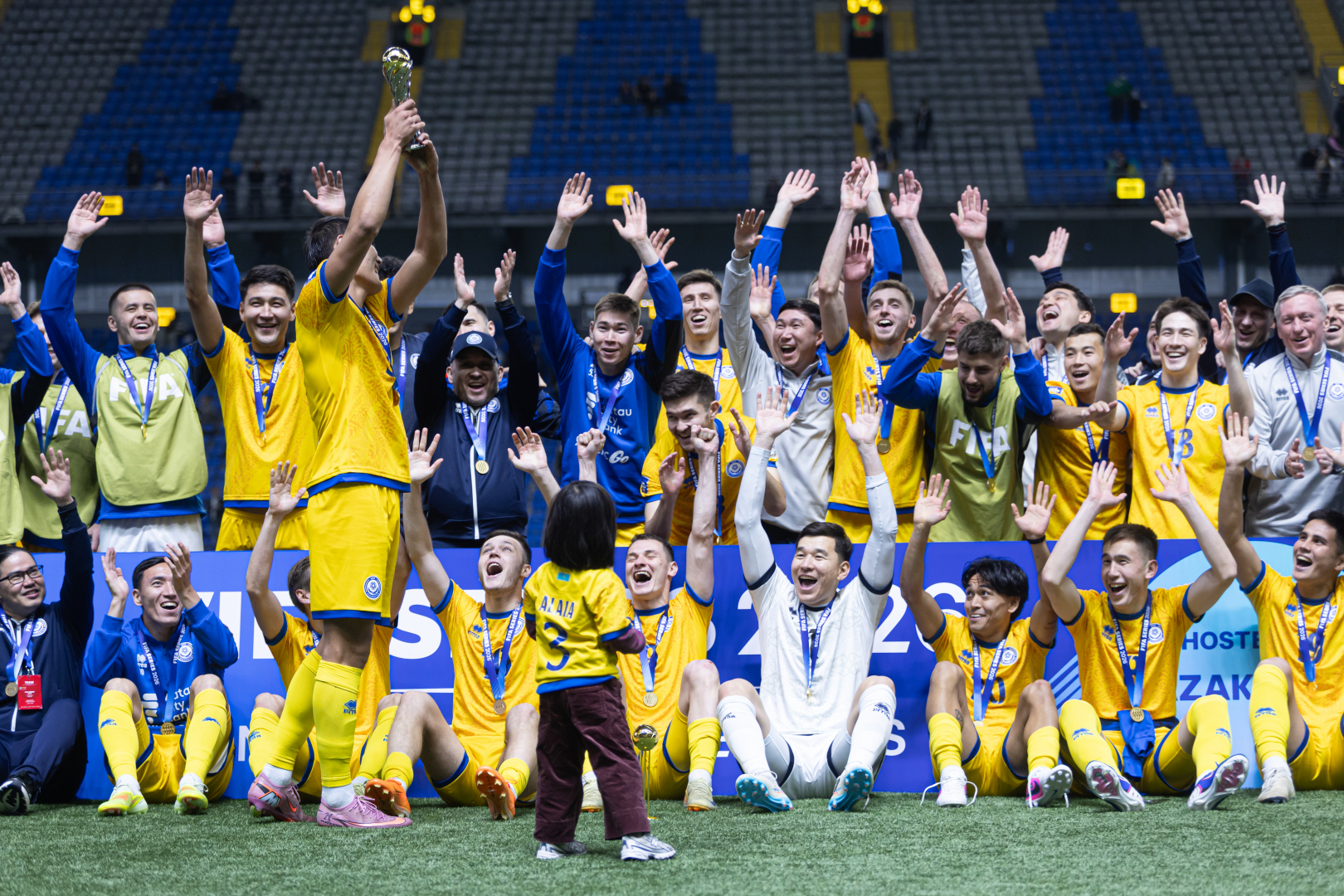 Фоторепортаж с матча Казахстан – Коморские острова в рамках FIFA Series