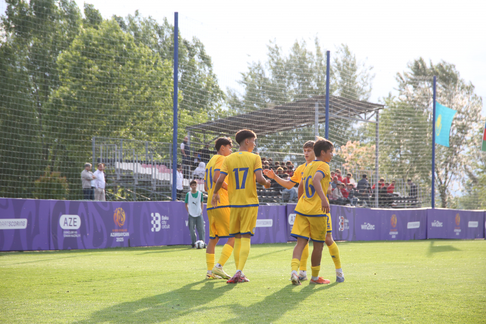 Қазақстан U-17 құрамасы Әзербайжанды ірі есеппен жеңді