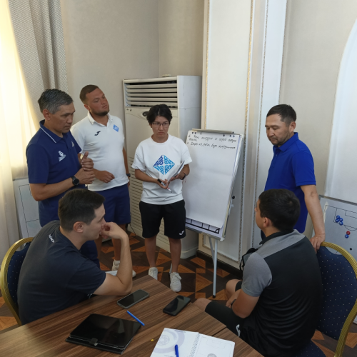 Астанада UEFA B бапкерлік курсының кезекті модулі аяқталды