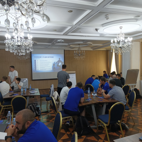Астанада UEFA B бапкерлік курсының кезекті модулі аяқталды